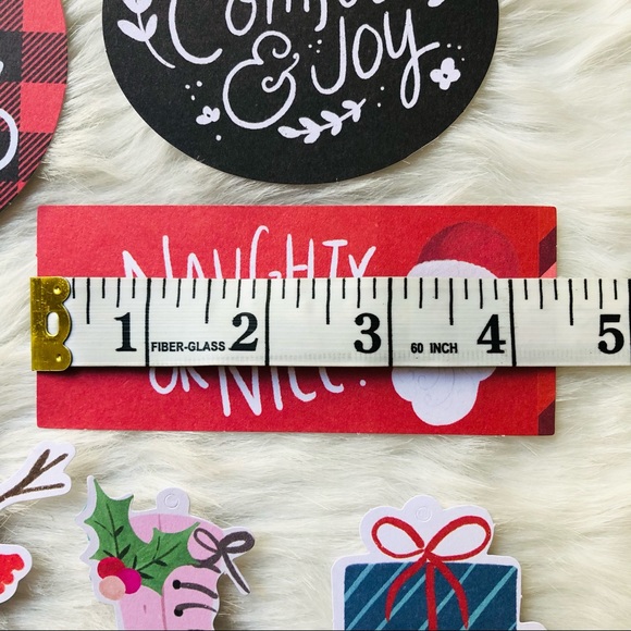 Cute & Cozy Christmas Ephemera Tags 13 pc - Picture 6 of 11